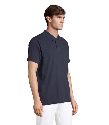 PULSE UNISEX POLO - French Navy bedrucken, Art.-Nr. S04502-FN-M
