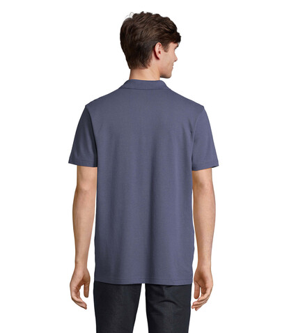 PULSE UNISEX POLO - Denim bedrucken, Art.-Nr. S04502-DM-XXL