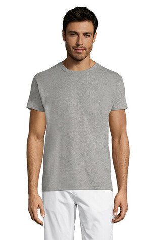 TITAN T-SHIRT 150gr - Graue Melange bedrucken, Art.-Nr. S04728-GM-XL