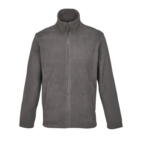 NITRO-JACKE MIT ZIPPER - Anthrazitgrau bedrucken, Art.-Nr. S04759-CR-5XL