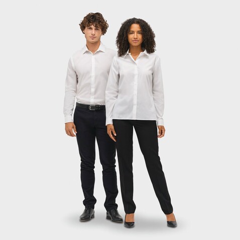 BAILEY WOMEN POPLIN SHIRT - White bedrucken, Art.-Nr. S04771-WH-XXL BAILEY WOMEN POPLIN SHIRT - White bedrucken, Art.-Nr. S04771-WH-XXL