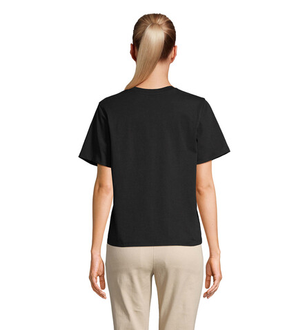 LEGEND DAMEN-T-SHIRT - Deep Black bedrucken, Art.-Nr. S04776-DB-3XL