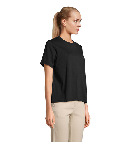 LEGEND DAMEN-T-SHIRT - Deep Black bedrucken, Art.-Nr. S04776-DB-3XL