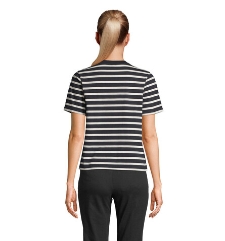 LEGEND DAMEN-T-SHIRT - Navy|Off White bedrucken, Art.-Nr. S04776-BH-S LEGEND DAMEN-T-SHIRT - Navy|Off White bedrucken, Art.-Nr. S04776-BH-S