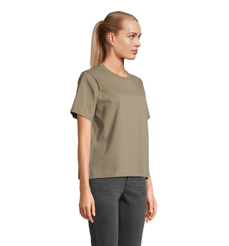 LEGEND DAMEN-T-SHIRT - Khaki bedrucken, Art.-Nr. S04776-KH-M LEGEND DAMEN-T-SHIRT - Khaki bedrucken, Art.-Nr. S04776-KH-M