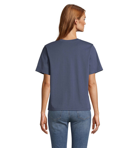 LEGEND DAMEN-T-SHIRT - Denim bedrucken, Art.-Nr. S04776-DM-L