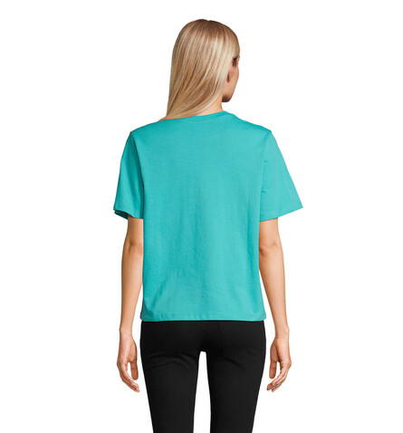 LEGEND DAMEN-T-SHIRT - Karibik Blau bedrucken, Art.-Nr. S04776-CB-XXL