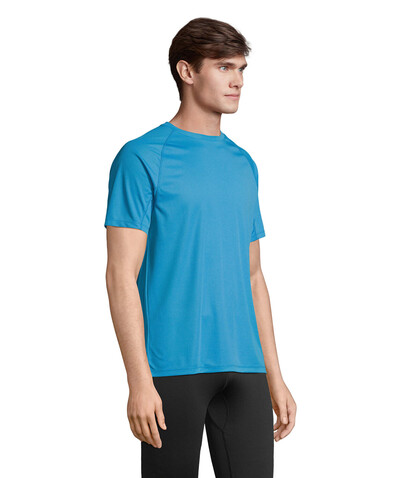 VORTEX RAGLAN T-SHIRT - Aqua bedrucken, Art.-Nr. S04787-AQ-M VORTEX RAGLAN T-SHIRT - Aqua bedrucken, Art.-Nr. S04787-AQ-M