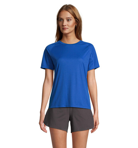 VORTEX WOMEN RAGLAN T-SHIRT - Royal Blue bedrucken, Art.-Nr. S04788-RB-M