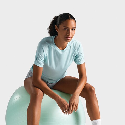 VORTEX WOMEN RAGLAN T-SHIRT - Arctic Blue bedrucken, Art.-Nr. S04788-AA-XL