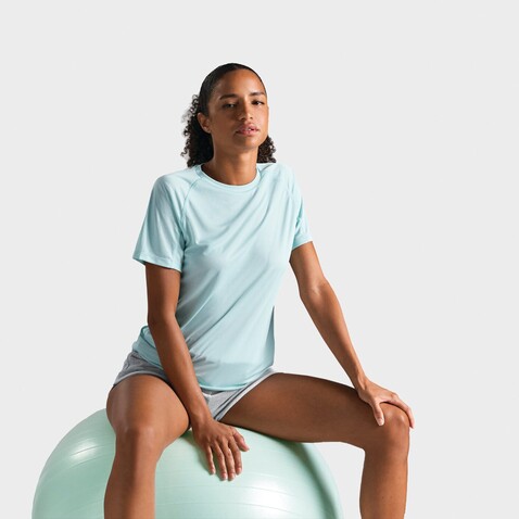 VORTEX WOMEN RAGLAN T-SHIRT - Arctic Blue bedrucken, Art.-Nr. S04788-AA-XL