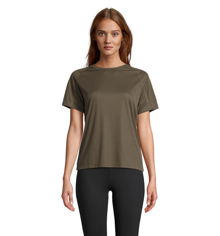 VORTEX WOMEN RAGLAN T-SHIRT - Army bedrucken, Art.-Nr. S04788-AR-S