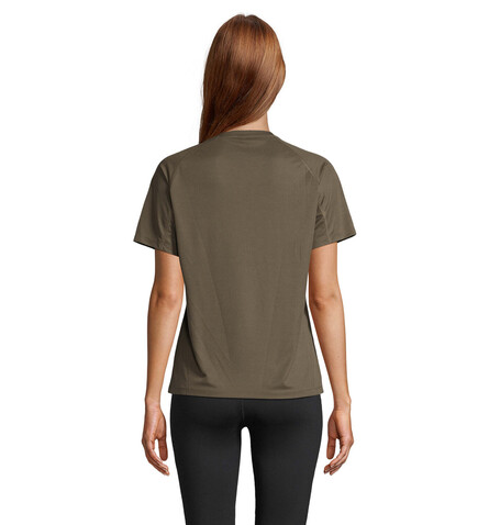 VORTEX WOMEN RAGLAN T-SHIRT - Army bedrucken, Art.-Nr. S04788-AR-S