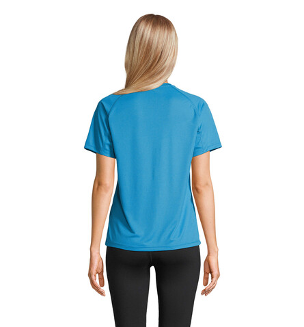 VORTEX WOMEN RAGLAN T-SHIRT - Aqua bedrucken, Art.-Nr. S04788-AQ-S