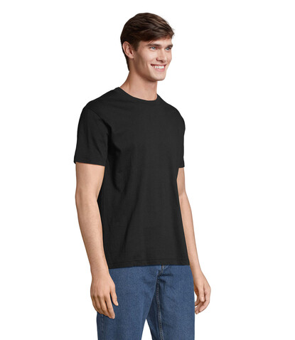 CLIFF OPEN-END T-SHIRT - Deep Black bedrucken, Art.-Nr. S04813-DB-L CLIFF OPEN-END T-SHIRT - Deep Black bedrucken, Art.-Nr. S04813-DB-L