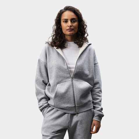 ELIOTT FULLZIP HOODIE - Grau-Melange 2 bedrucken, Art.-Nr. S04884-GY-XS ELIOTT FULLZIP HOODIE - Grau-Melange 2 bedrucken, Art.-Nr. S04884-GY-XS