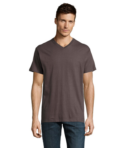 VICTORY HERRENT-SHIRT 150g - Dunkelgrau bedrucken, Art.-Nr. S11150-DG-L
