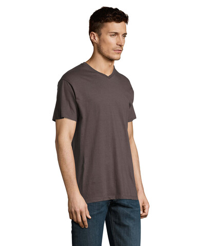 VICTORY HERRENT-SHIRT 150g - Dunkelgrau bedrucken, Art.-Nr. S11150-DG-L