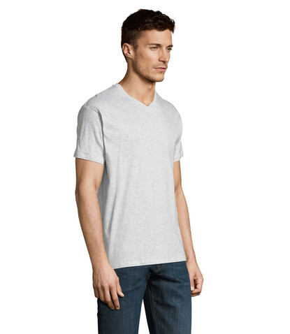 VICTORY HERRENT-SHIRT 150g - Ash bedrucken, Art.-Nr. S11150-AS-S