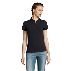 PEOPLE DAMEN POLO 210g - Navy bedrucken, Art.-Nr. S11310-NY-XXL