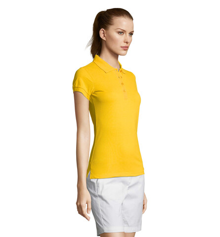 PASSION DAMEN POLO 170g - Gold bedrucken, Art.-Nr. S11338-GO-S