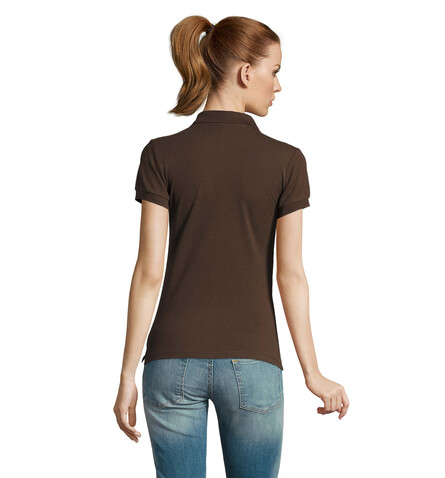 PASSION DAMEN POLO 170g - Chocolate bedrucken, Art.-Nr. S11338-CH-XL PASSION DAMEN POLO 170g - Chocolate bedrucken, Art.-Nr. S11338-CH-XL