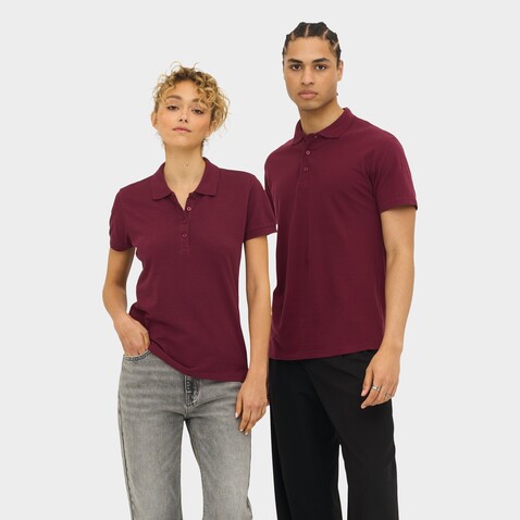 PASSION DAMEN POLO 170g - Burgundy bedrucken, Art.-Nr. S11338-BG-L