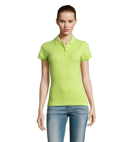 PASSION DAMEN POLO 170g - Apple Green bedrucken, Art.-Nr. S11338-AG-S PASSION DAMEN POLO 170g - Apple Green bedrucken, Art.-Nr. S11338-AG-S