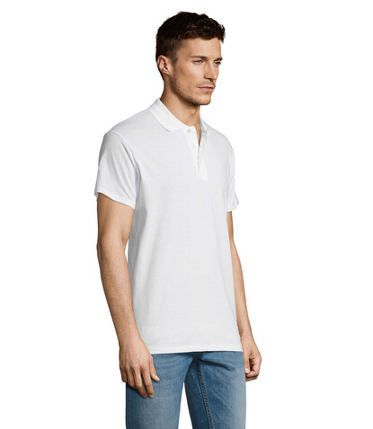 SUMMER II MEN Polo 170g - White bedrucken, Art.-Nr. S11342-WH-XL SUMMER II MEN Polo 170g - White bedrucken, Art.-Nr. S11342-WH-XL