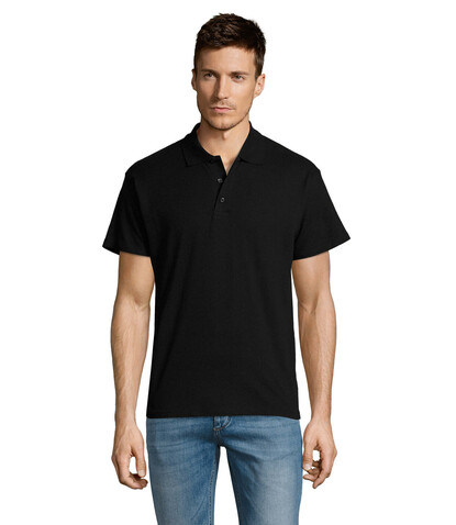 SUMMER II MEN Polo 170g - Schwarz bedrucken, Art.-Nr. S11342-BK-S SUMMER II MEN Polo 170g - Schwarz bedrucken, Art.-Nr. S11342-BK-S