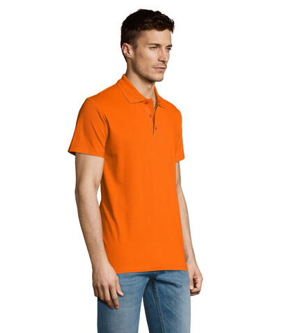 SUMMER II MEN Polo 170g - Orange bedrucken, Art.-Nr. S11342-OR-XS SUMMER II MEN Polo 170g - Orange bedrucken, Art.-Nr. S11342-OR-XS