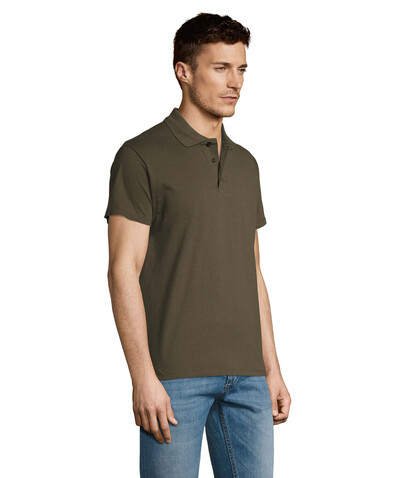 SUMMER II MEN Polo 170g - Army bedrucken, Art.-Nr. S11342-AR-XL