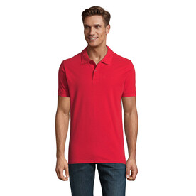 PERFECT MEN Polo 180g - Red bedrucken, Art.-Nr. S11346-RD-5XL