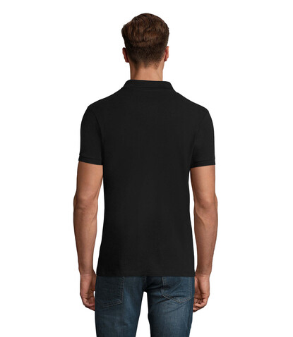 PERFECT MEN Polo 180g - Schwarz bedrucken, Art.-Nr. S11346-BK-M