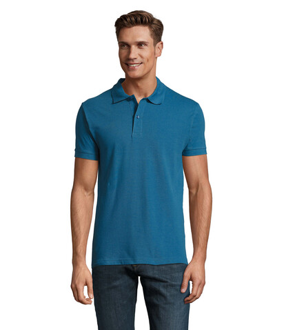 PERFECT MEN Polo 180g - Schieferblau bedrucken, Art.-Nr. S11346-SL-S PERFECT MEN Polo 180g - Schieferblau bedrucken, Art.-Nr. S11346-SL-S
