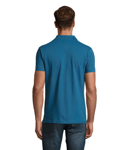 PERFECT MEN Polo 180g - Schieferblau bedrucken, Art.-Nr. S11346-SL-S PERFECT MEN Polo 180g - Schieferblau bedrucken, Art.-Nr. S11346-SL-S