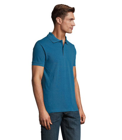 PERFECT MEN Polo 180g - Schieferblau bedrucken, Art.-Nr. S11346-SL-S PERFECT MEN Polo 180g - Schieferblau bedrucken, Art.-Nr. S11346-SL-S