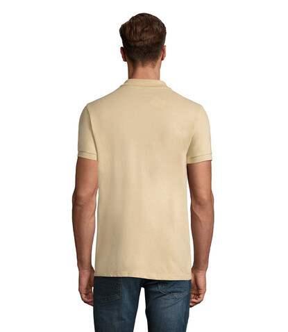 PERFECT MEN Polo 180g - Sand bedrucken, Art.-Nr. S11346-SA-M PERFECT MEN Polo 180g - Sand bedrucken, Art.-Nr. S11346-SA-M