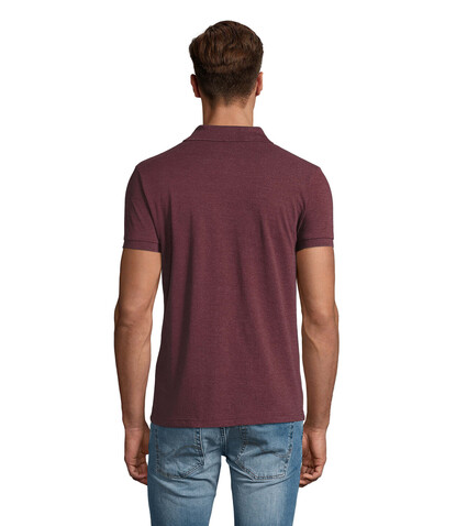 PERFECT MEN Polo 180g - Heather Oxblood bedrucken, Art.-Nr. S11346-HX-XXL PERFECT MEN Polo 180g - Heather Oxblood bedrucken, Art.-Nr. S11346-HX-XXL
