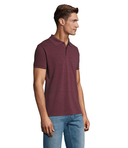 PERFECT MEN Polo 180g - Heather Oxblood bedrucken, Art.-Nr. S11346-HX-XXL PERFECT MEN Polo 180g - Heather Oxblood bedrucken, Art.-Nr. S11346-HX-XXL