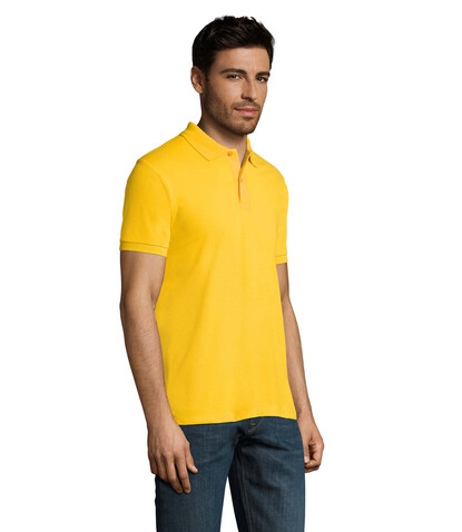 PERFECT MEN Polo 180g - Gold bedrucken, Art.-Nr. S11346-GO-XXL