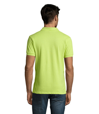 PERFECT MEN Polo 180g - Apple Green bedrucken, Art.-Nr. S11346-AG-M