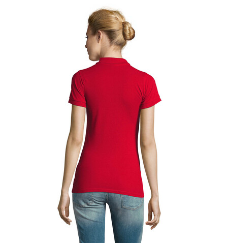 PERFECT DAMEN POLO 180g - Red bedrucken, Art.-Nr. S11347-RD-M