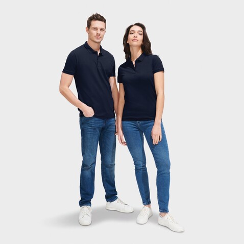 PERFECT DAMEN POLO 180g - French Navy bedrucken, Art.-Nr. S11347-FN-S