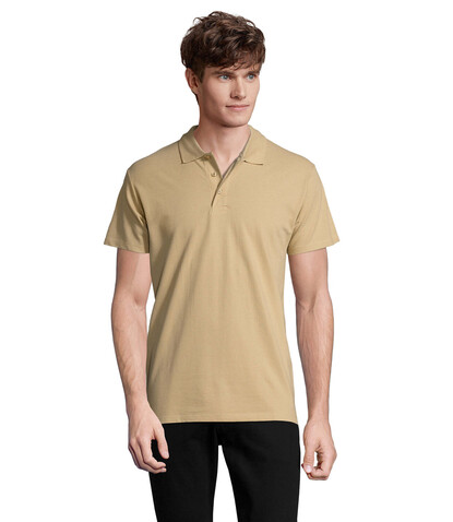 SPRING II MEN Polo 210g - Sand bedrucken, Art.-Nr. S11362-SA-XL SPRING II MEN Polo 210g - Sand bedrucken, Art.-Nr. S11362-SA-XL