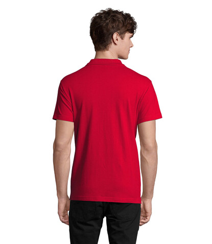 SPRING II MEN Polo 210g - Red bedrucken, Art.-Nr. S11362-RD-S