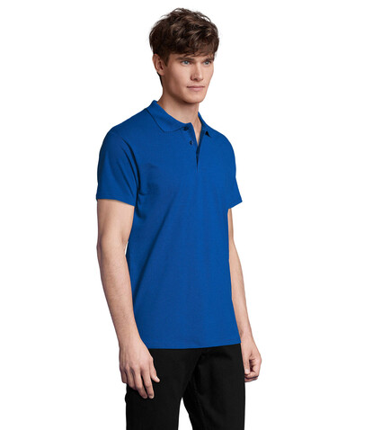 SPRING II MEN Polo 210g - Royal Blue bedrucken, Art.-Nr. S11362-RB-M