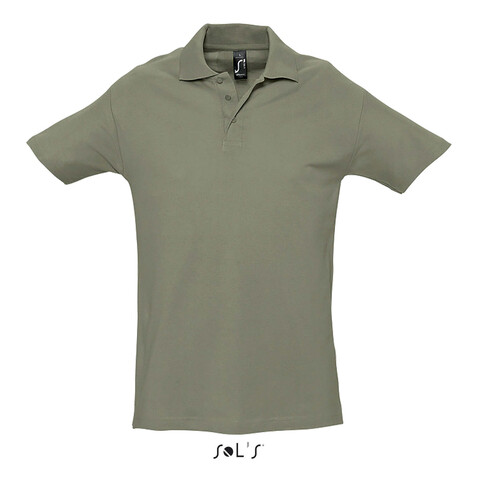 SPRING II MEN Polo 210g - Khaki bedrucken, Art.-Nr. S11362-KH-L SPRING II MEN Polo 210g - Khaki bedrucken, Art.-Nr. S11362-KH-L
