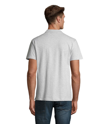 SPRING II MEN Polo 210g - Ash bedrucken, Art.-Nr. S11362-AS-S