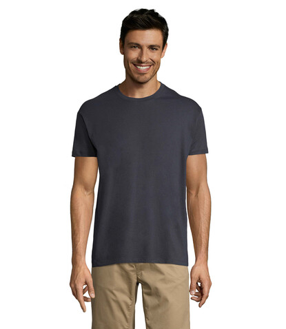 REGENT Uni T-Shirt 150g - Mausgrau bedrucken, Art.-Nr. S11380-MU-3XL